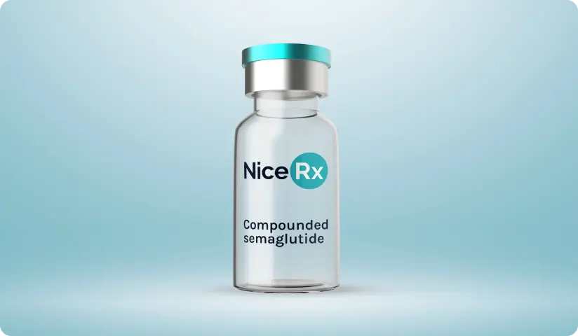 Compounded semaglutide vial