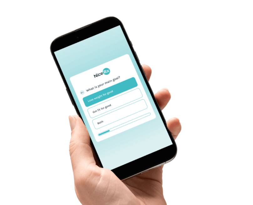 NiceRx quiz on mobile phone