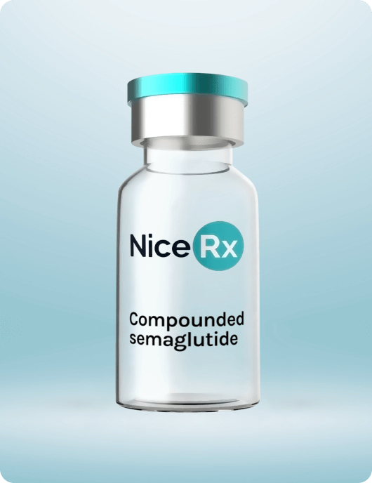 Compounded semaglutide vial